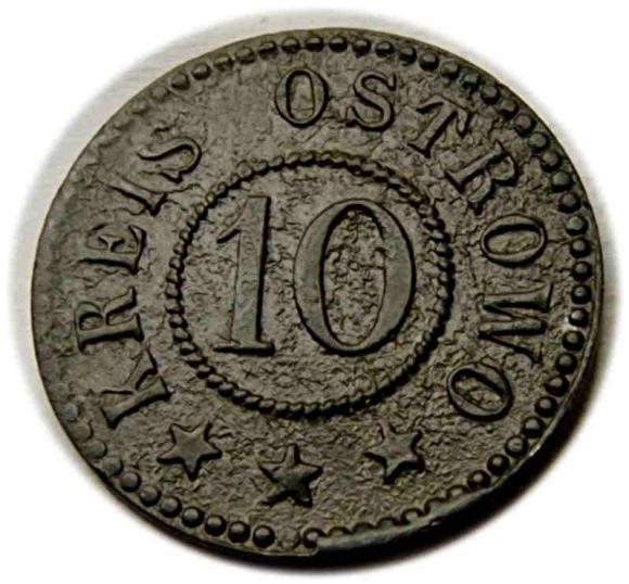 10 fenigów Ostrów Wielkopolski / Ostrowo