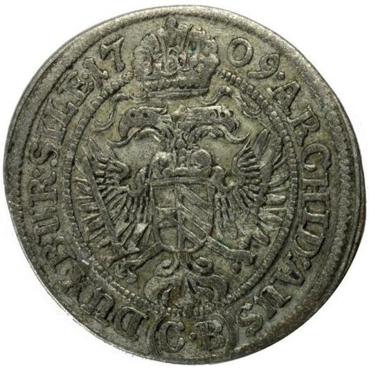 3 krajcary 1709 Józef I Habsburg Brzeg