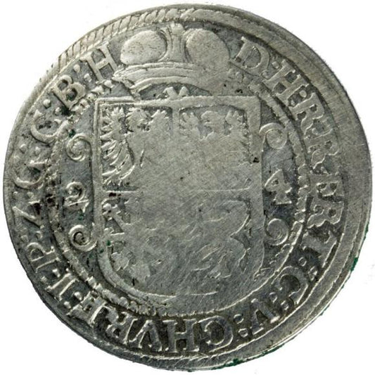 Ort 1624 Jerzy Wilhelm Księstwo Pruskie Królewiec