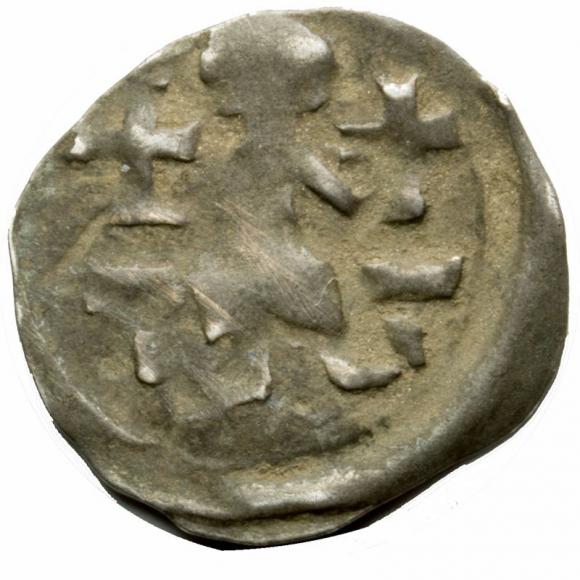 Denar Jan I Otto III Otto IV Niemcy Brandenburgia