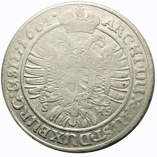 15 krajcarów 1664 Leopold I Habsburg Wrocław