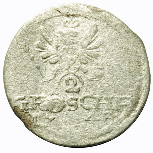 2 greszele 1748 Fryderyk II Wielki Niemcy Wrocław