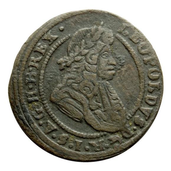 1 krajcar 1698 Leopold I Habsburg Wrocław