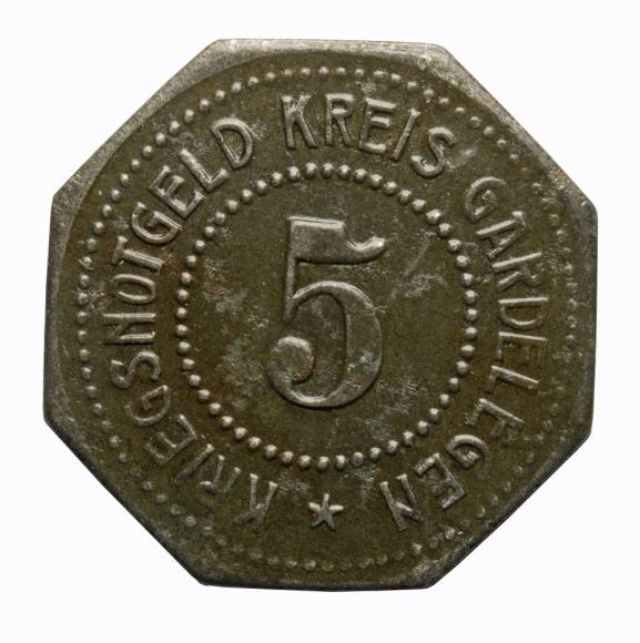 5 fenigów Gardelegen Saksonia