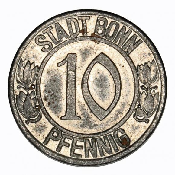10 fenigów 1920 Bonn Nadrenia