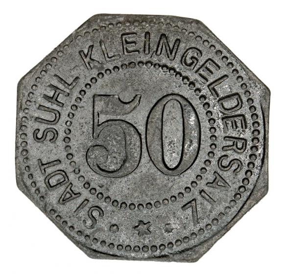 50 fenigów Suhl Turyngia
