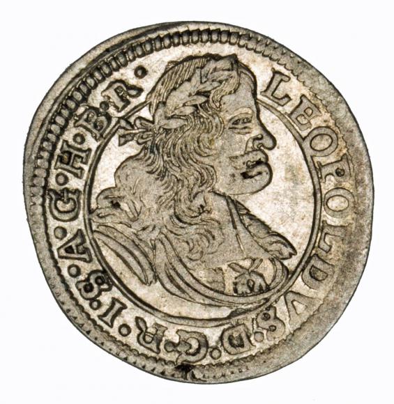1 krajcar 1671 Leopold I Habsburg Wrocław