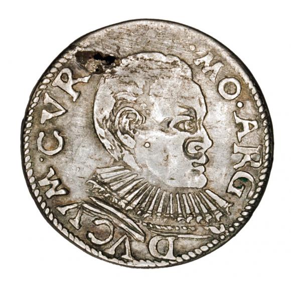 Trojak 1596 Fryderyk Kettler Księstwo Kurlandzkie Mitawa