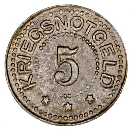 5 fenigów Schmiedeberg Saksonia