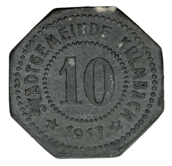 10 fenigów 1917 Kulmbach Bawaria