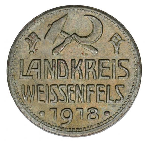 10 fenigów 1918 Weissenfels Saksonia