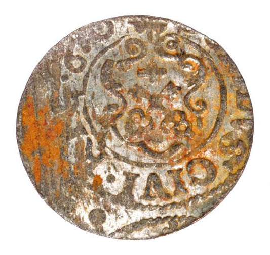 Szeląg 1660 Karol Gustaw Ryga