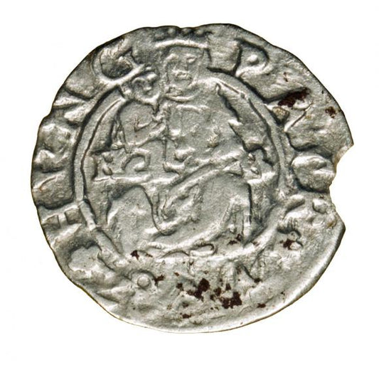 Denar 1582 Rudolf II Habsburg Węgry Kremnica