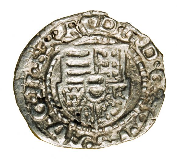 Denar 1606 Rudolf II Habsburg Węgry Kremnica