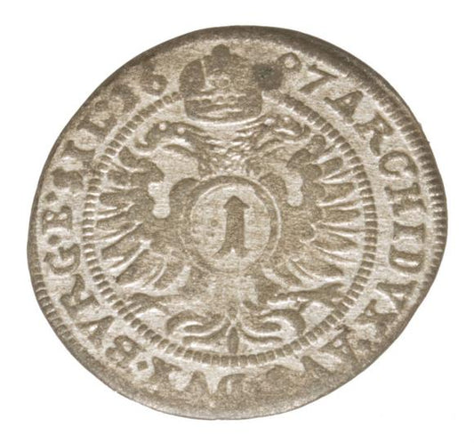 1 krajcar 1697 Leopold I Habsburg Śląsk Opole