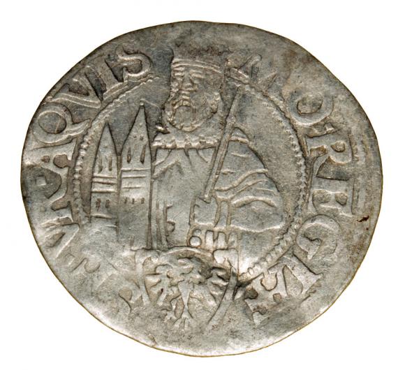 2 marki 1577 Rudolf II Habsburg Niemcy Aachen