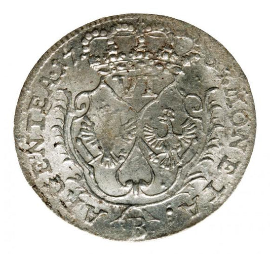 Szóstak 1757 Fryderyk II Wielki Niemcy Wrocław