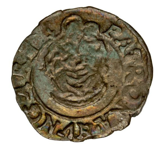 Denar 1628 Ferdynand II Habsburg Węgry Kremnica