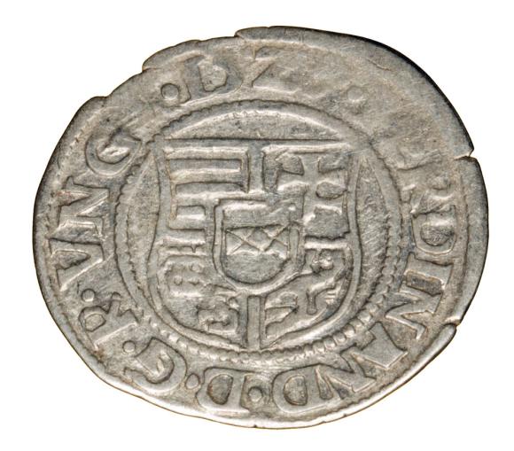 Denar 1529 Ferdynand I Habsburg Węgry Kremnica