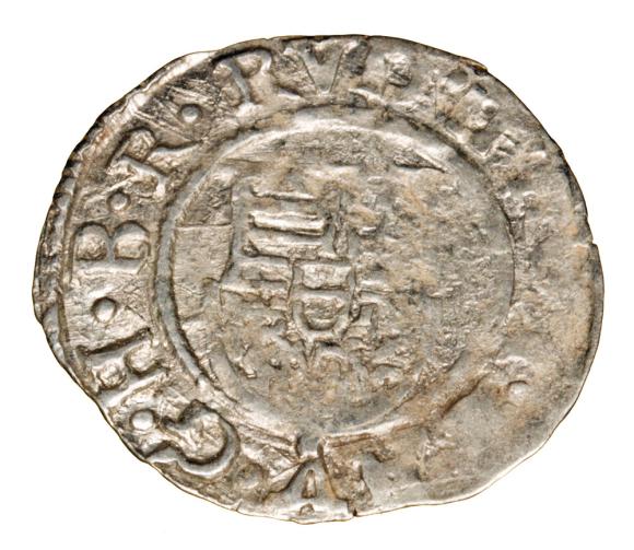 Denar 1602 Rudolf II Habsburg Węgry Kremnica