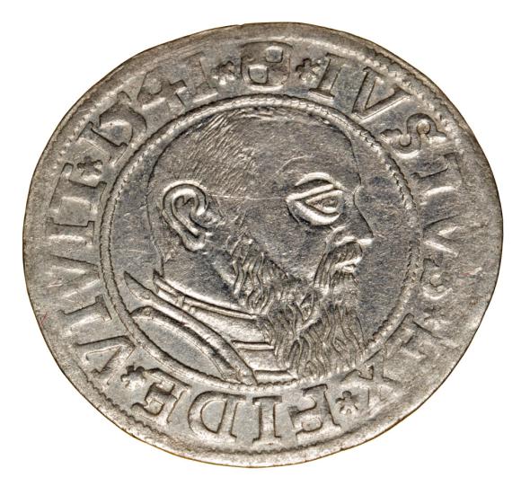 Grosz 1541 Albrecht Hohenzollern Księstwo Pruskie Królewiec