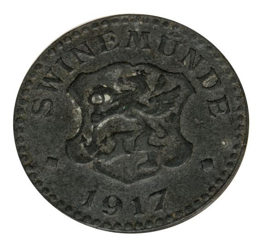 5 fenigów 1917 Świnoujście / Swinemunde