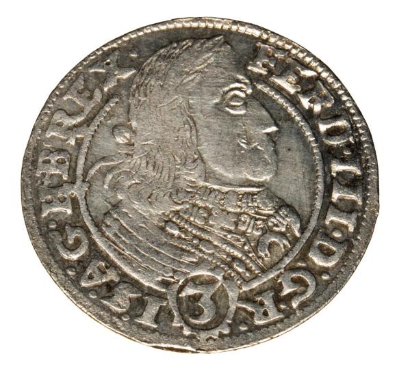 3 krajcary 1658 Ferdynand III Habsburg Śląsk Wrocław