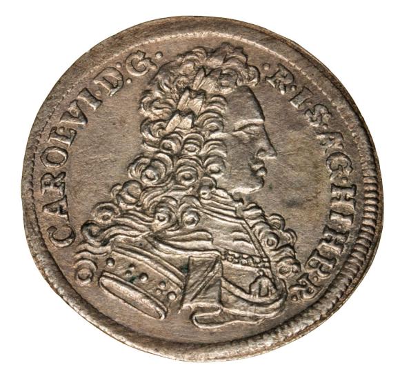 3 krajcary 1723 Karol VI Habsburg Śląsk Wrocław