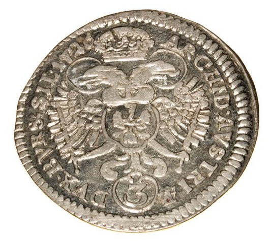 3 krajcary 1726 Karol VI Habsburg Śląsk Wrocław