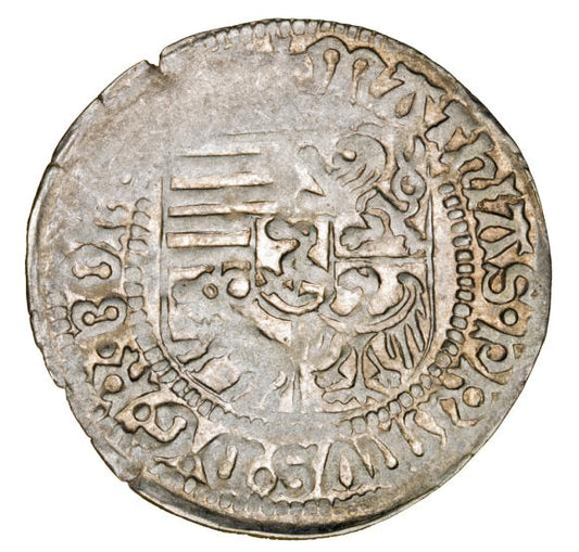 Grosz 1470-1471 Maciej Korwin Wrocław