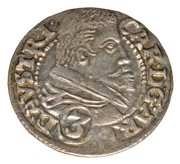 3 krajcary 1620 Karol Austriacki Księstwo Nyskie Biskupów Wrocławskich Nysa