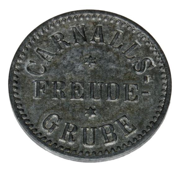 5 fenigów Bytom Beuthen obóz jeniecki kopalnia węgla