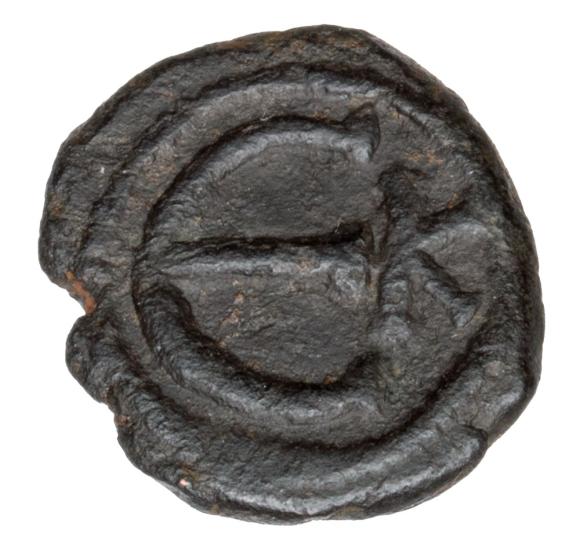 Pentanummium 565-578 Justynian II Rhinotmetos Cesarstwo Rzymskie Kyzikos