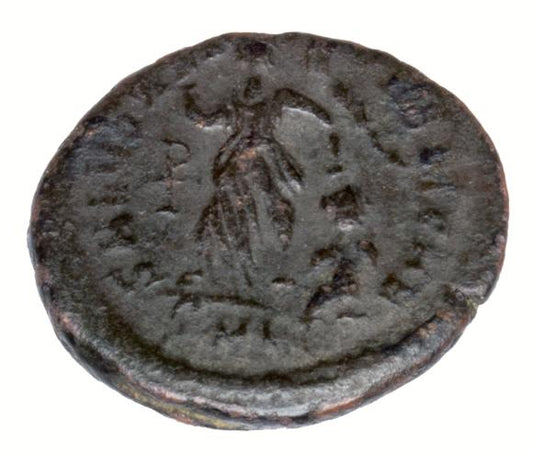 Follis 383-392 Walentynian II Cesarstwo Rzymskie Cyzicus