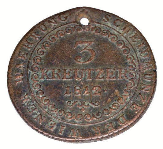 3 krajcary 1812 Franciszek II Habsburg Austria Smolnik