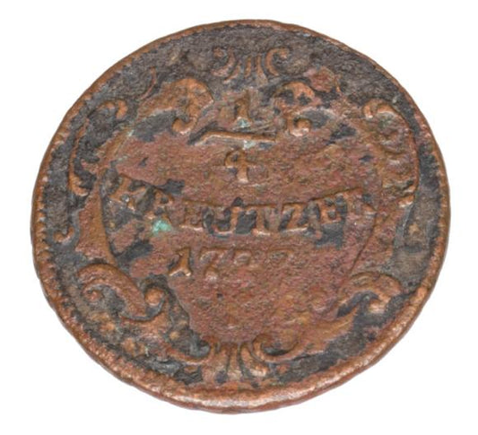 1/4 krajcara 1777 Józef II Habsburg Austria Smolnik