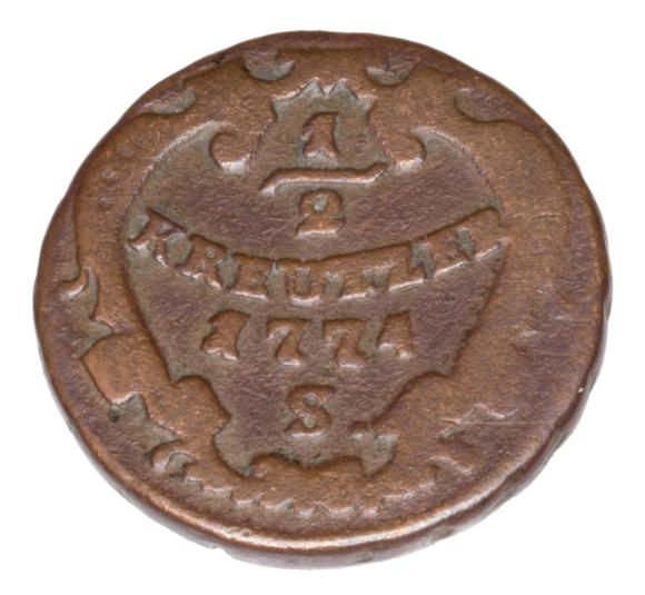 1/2 krajcara 1774 Józef II Habsburg Austria Smolnik