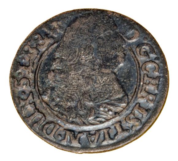 1 krajcar 1665 Jan Chrystian Księstwo Brzesko-Legnicko-Wołowskie Brzeg