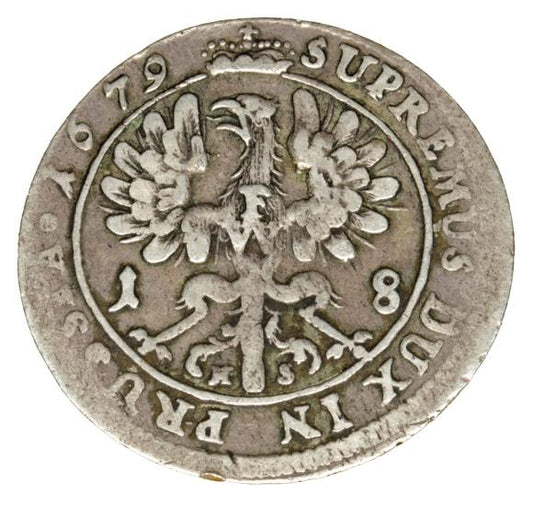 Ort 1679 Fryderyk Wilhelm I Prusy Królewiec