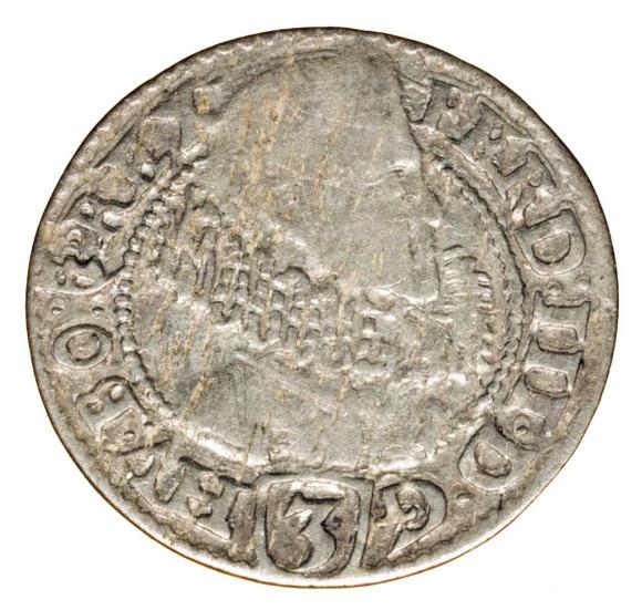 3 krajcary 1630 Ferdynand III Habsburg Śląsk Kłodzko