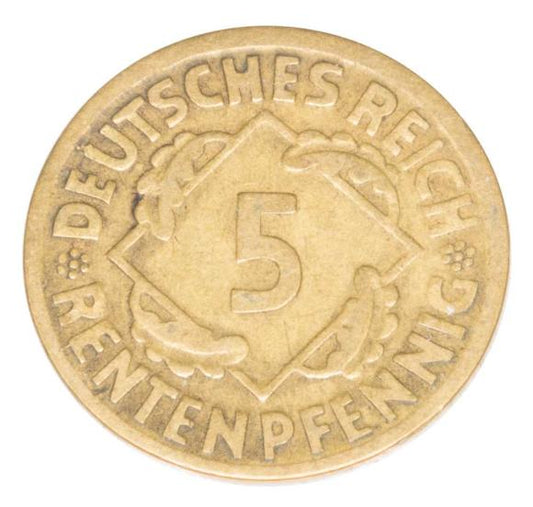 5 rentenpfennig 1924 Niemcy Monachium D