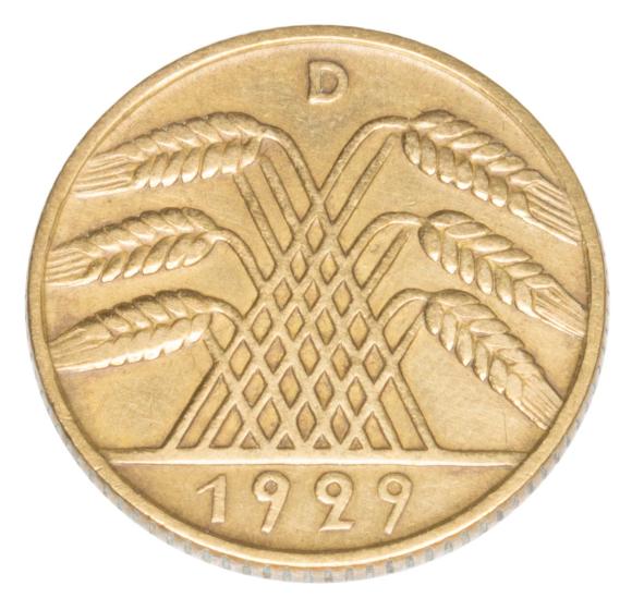 10 reichspfennig 1929 Niemcy Monachium D