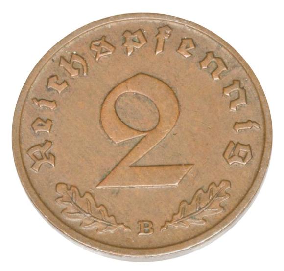 2 reichspfennig 1938 Niemcy Wiedeń B