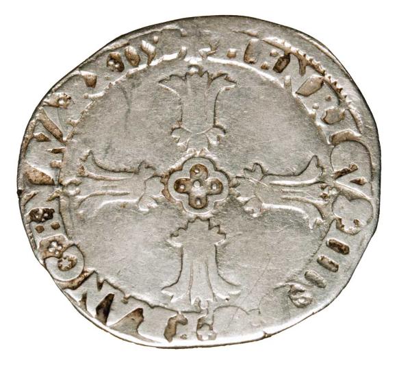 1/4 ecu 1593 Henryk IV Wielki Francja Bayonne
