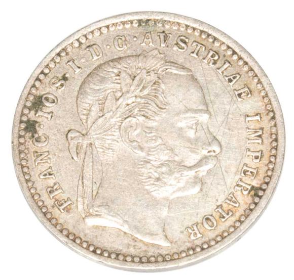 10 krajcarów 1872 Franciszek Józef I Austria Wiedeń