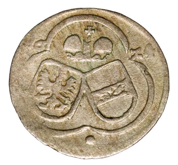 1/2 krajcara 1624 Ferdynand II Habsburg Śląsk Nysa