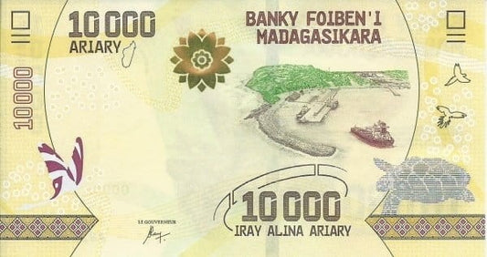 Madagaskar 10 000 ariary Statek 2017 P-103a