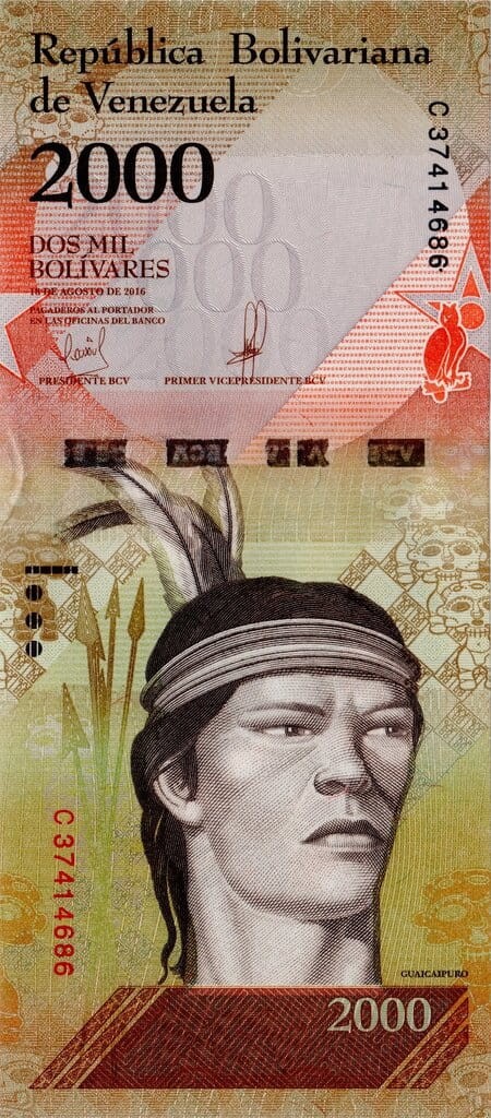 Wenezuela 2000 Boliwarów Orzeł 2016 P-96b