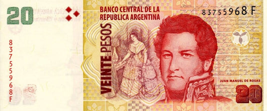 Argentyna 20 peso Bitwa morska 2003+ P-355