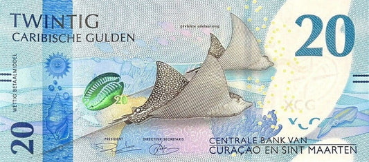 Curacao i Sint Maarten 20 gulden Orleń cętkowany 2025 P-2